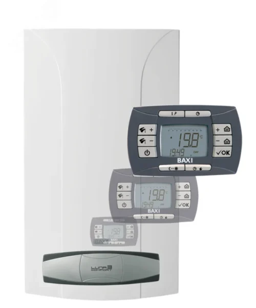 Котел газовый LUNA3 COMFORT 1.310Fi настенный 31 кВт одноконтурный с закрытой камерой сгорания, с выносной панелью управления